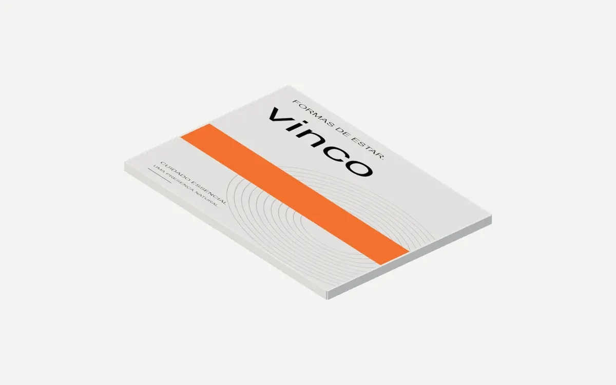 Amostra de cartão impresso com orla